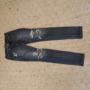 American Eagle Super Stretch faux-distressed jeggings